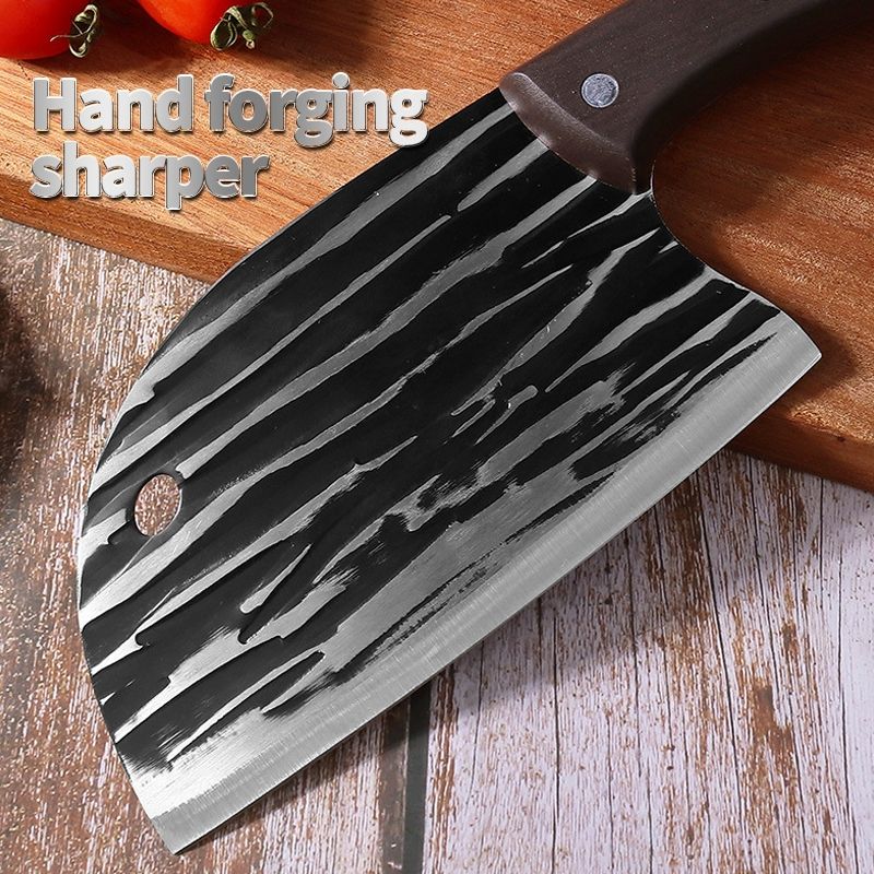 Nipiin Japanese Knife Kitchen Knife Traditional Handmade Chef's Chopper Cooking Knives Kitchen Tools