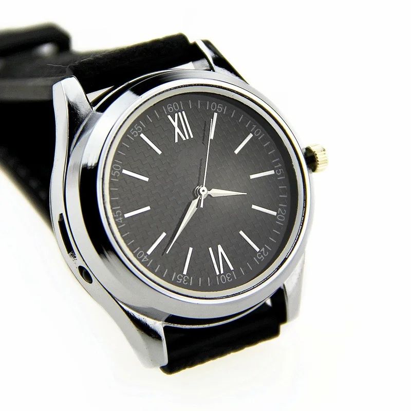Creative Mens Watches Lighters Windproof Cigarette Lighter Flameless Plasma Rechargeable USB Touch Sensor Smoking Lighters