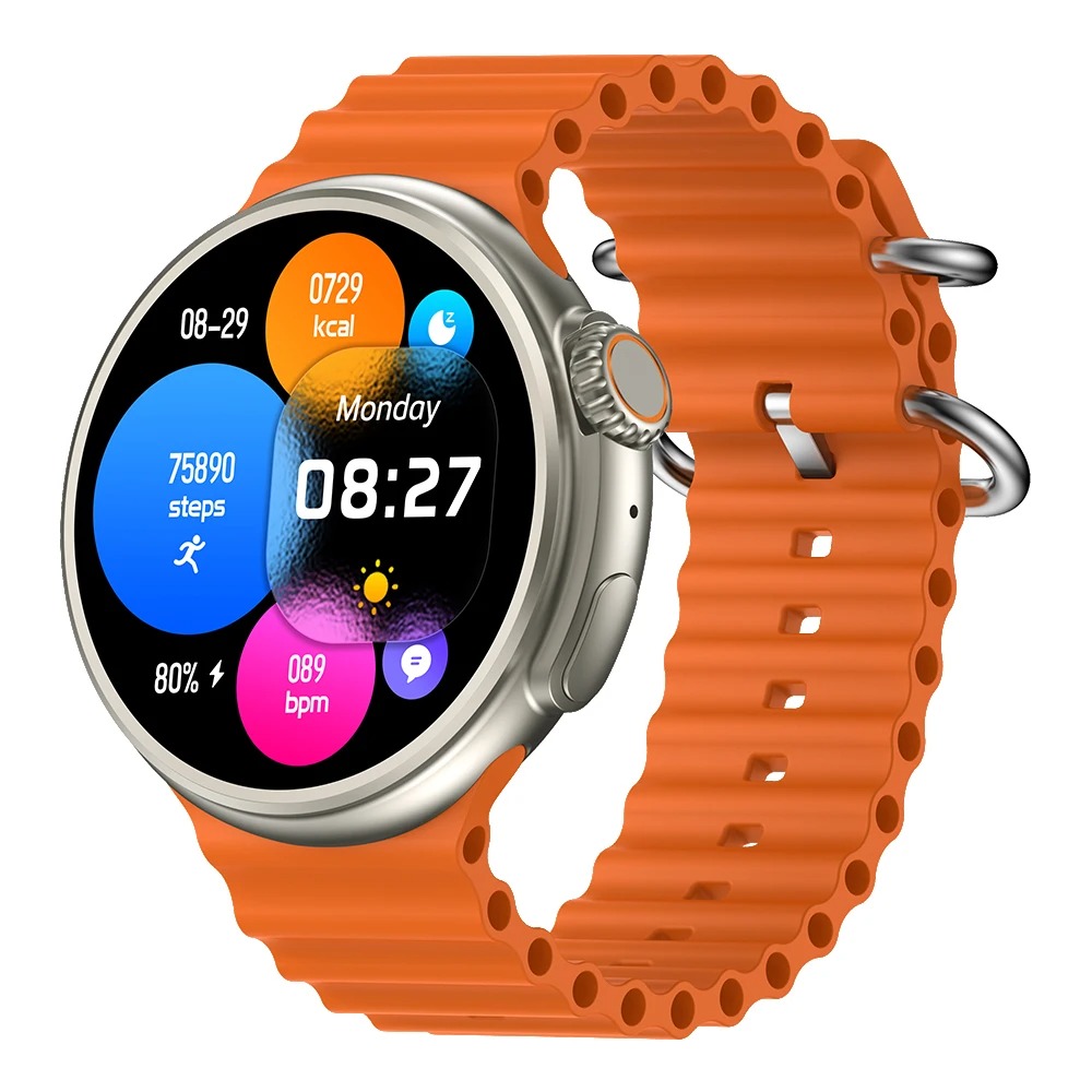 Z78 Ultra Smartwatch NFC Wireless Charging Men Women Smart Watch Bluetooth Call Blood Pressure AI Voice Assistant Game