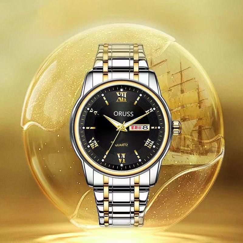 African Popular New Men's Steel Band Quartz Watch Business Automatic Movement Watch Men Glow-in-the-dark Waterproof High-grade Handsome
Angry Men's Watch Business sSyle