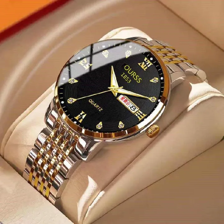 African Popular New Men's Steel Band Quartz Watch Business Automatic Movement Watch Men Glow-in-the-dark Waterproof High-grade Handsome
Angry Men's Watch Business sSyle