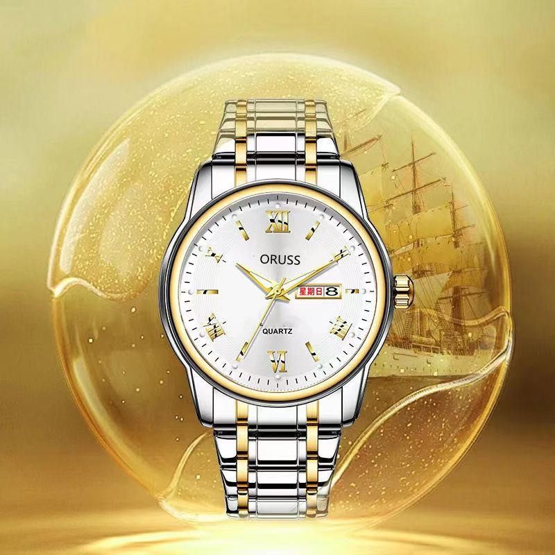 African Popular New Men's Steel Band Quartz Watch Business Automatic Movement Watch Men Glow-in-the-dark Waterproof High-grade Handsome
Angry Men's Watch Business sSyle