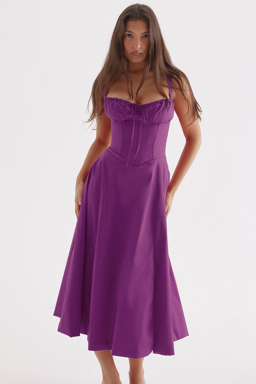2024 African French Summer Women's Dress Fashion High end Gentle Fashion Sling Young Girl Split Long Dress Party Evening Concert Women's Evening Dress