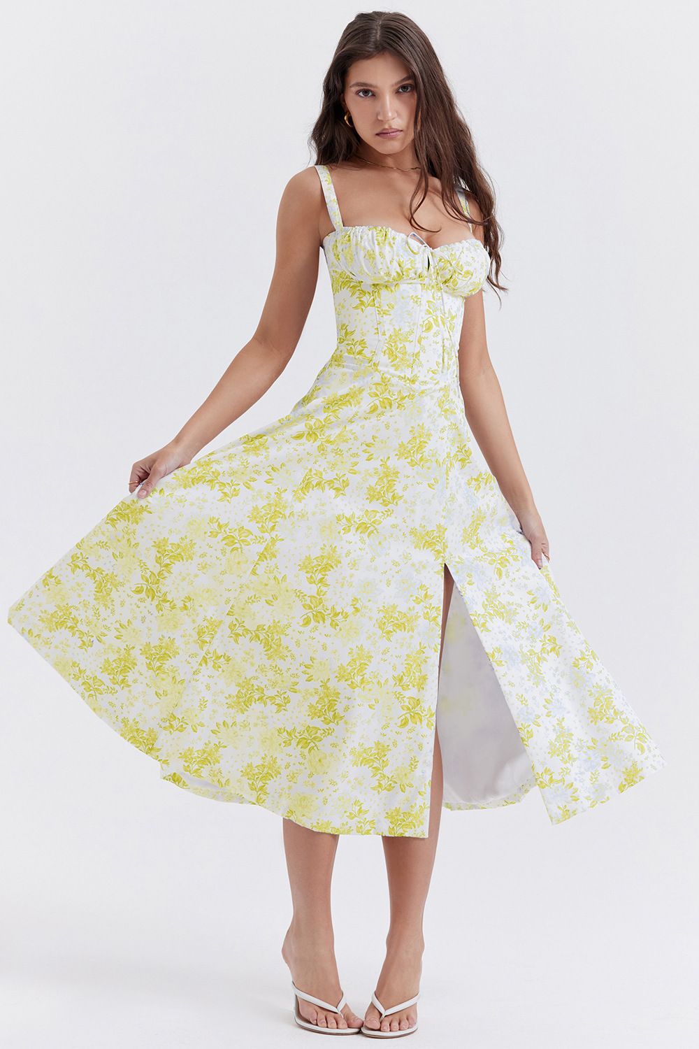 2024 African French Summer Women's Dress Fashion High end Gentle Fashion Sling Young Girl Split Long Dress Party Evening Concert Women's Evening Dress