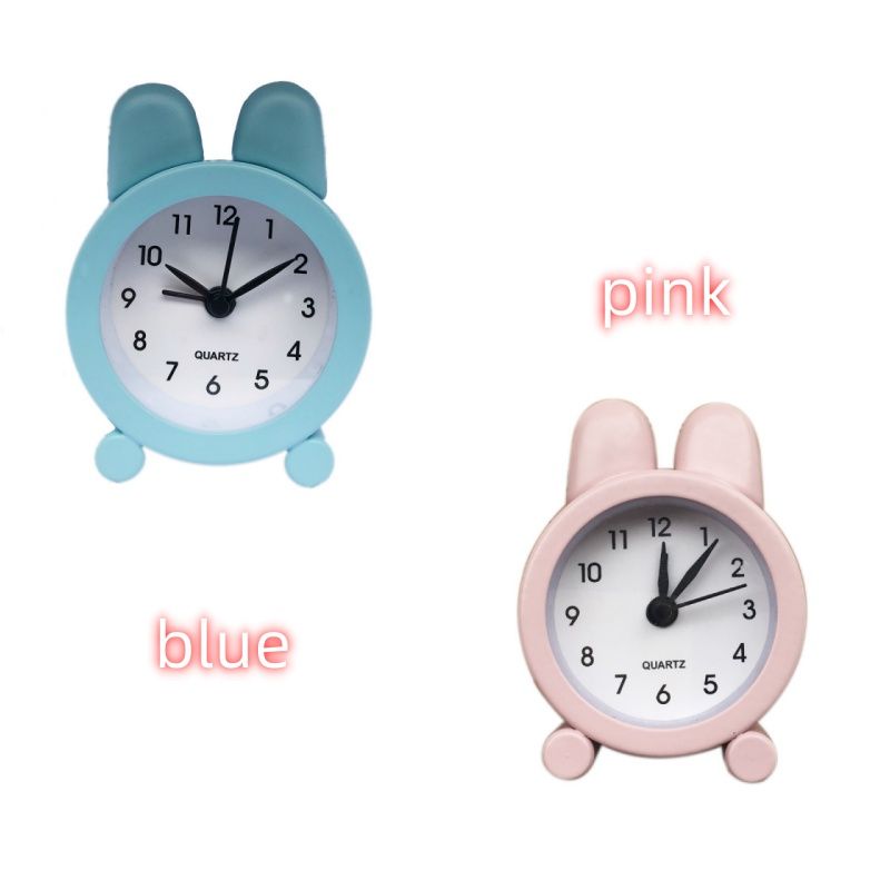 Sales Promotion Wholesale Of Creative Gifts From Manufacturers Metal Small Alarm Clocks Mini Cute Aishida Brand Movement Small Rabbit Alarm Clocks Two Sets Of Alarm Clocks Loved By Students