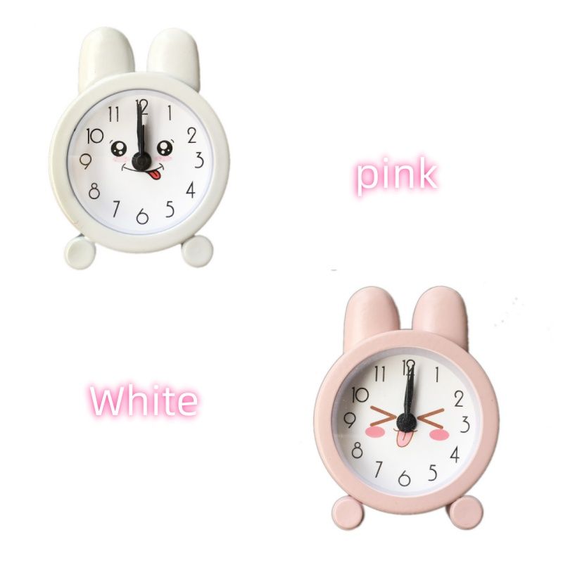 Sales Promotion Wholesale Of Creative Gifts From Manufacturers Metal Small Alarm Clocks Mini Cute Aishida Brand Movement Small Rabbit Alarm Clocks Two Sets Of Alarm Clocks Loved By Students