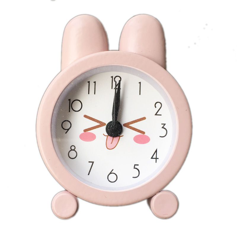 Sales Promotion Wholesale Of Creative Gifts From Manufacturers Metal Small Alarm Clocks Mini Cute Aishida Brand Movement Small Rabbit Alarm Clocks Two Sets Of Alarm Clocks Loved By Students