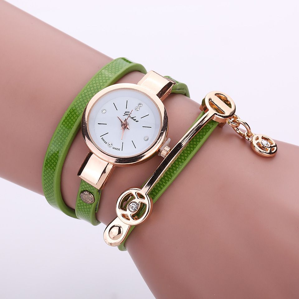 Fashion Quick Selling Popular Women's Bracelet Watches With Ring European American Hot Selling Personalized Diamonds Inlaid Lady Metal Watches Girls Birthday Gift Watches in Luxury Gift Box