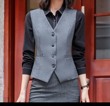 High End Office Lady Suit White Collar Business Cloth Lady Formal Work Suit  Women Formal Dress Grey Suit Jacket 2024 new Spring Autumn Long-sleeved Temperament Slim-fit Professional Suit