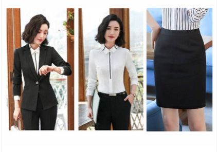 High End Office Lady Suit White Collar Business Cloth Lady Formal Work Suit  Women Formal Dress Grey Suit Jacket 2024 new Spring Autumn Long-sleeved Temperament Slim-fit Professional Suit