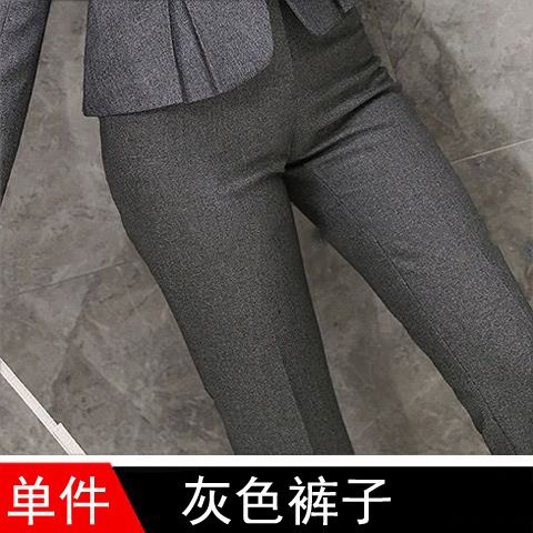 High End Office Lady Suit Summer Thin Professional Black Small Suit College Student Temperament Work Clothes Formal Suit Skin-friendly  Breathable Comfortable Fashion Professional Women's Dress Set