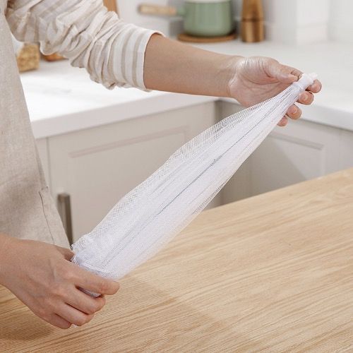 Foldable white picnic mesh food cover, table cover, dust cover, transparent vegetable cover, foldable mosquito and fly proof table cover, lace mesh edge kitchen accessories
