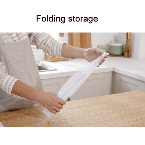 Foldable white picnic mesh food cover, table cover, dust cover, transparent vegetable cover, foldable mosquito and fly proof table cover, lace mesh edge kitchen accessories