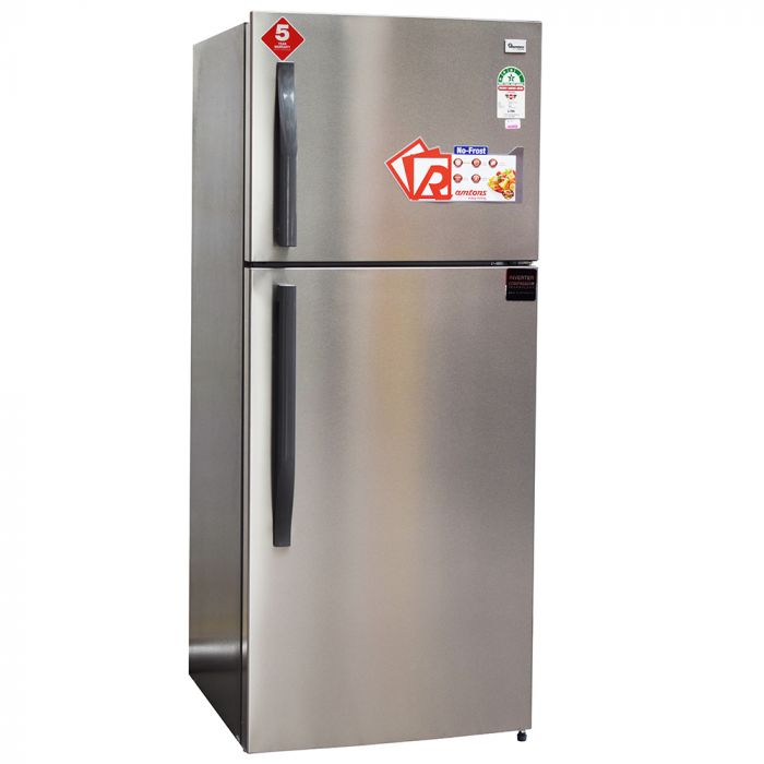 Ramtons 378 LITRES DOUBLE DOOR NO FROST FRIDGE, SILVER- RF/331