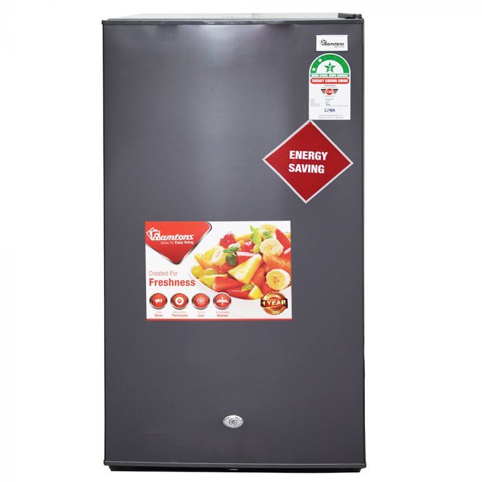 【Super sale!】Ramtons - RF/334 1 Door Fridge Energy Saving -85 Litres - White Similar products from Ramtons Transparent shelves 90 liters Refrigerators  Home Improvement