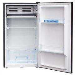Ramtons RF/334 85L Single Door Direct Cool Fridge Silver | Adjustable Thermostat, Lockable Door, Vegetable Crisper  Energy Saving