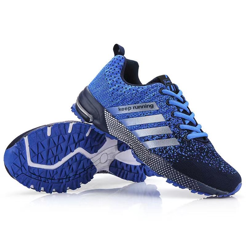 [Break Code Promotion] Men Running Shoes Fashion Couple Sneakers Breathable Casual Sport Shoes Outdoor Walking Jogging Tennis Shoes Athletics Plus Size Men's Shoes