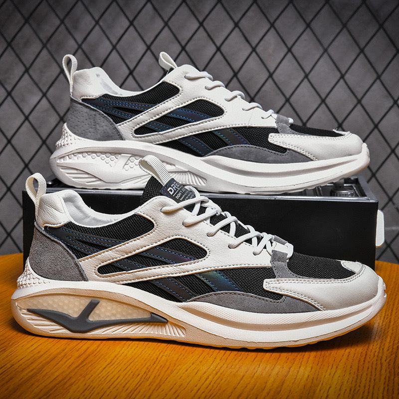 Men's sports shoes new casual fashion shoes breathable running shoes Korean sneakers  men's shoes
