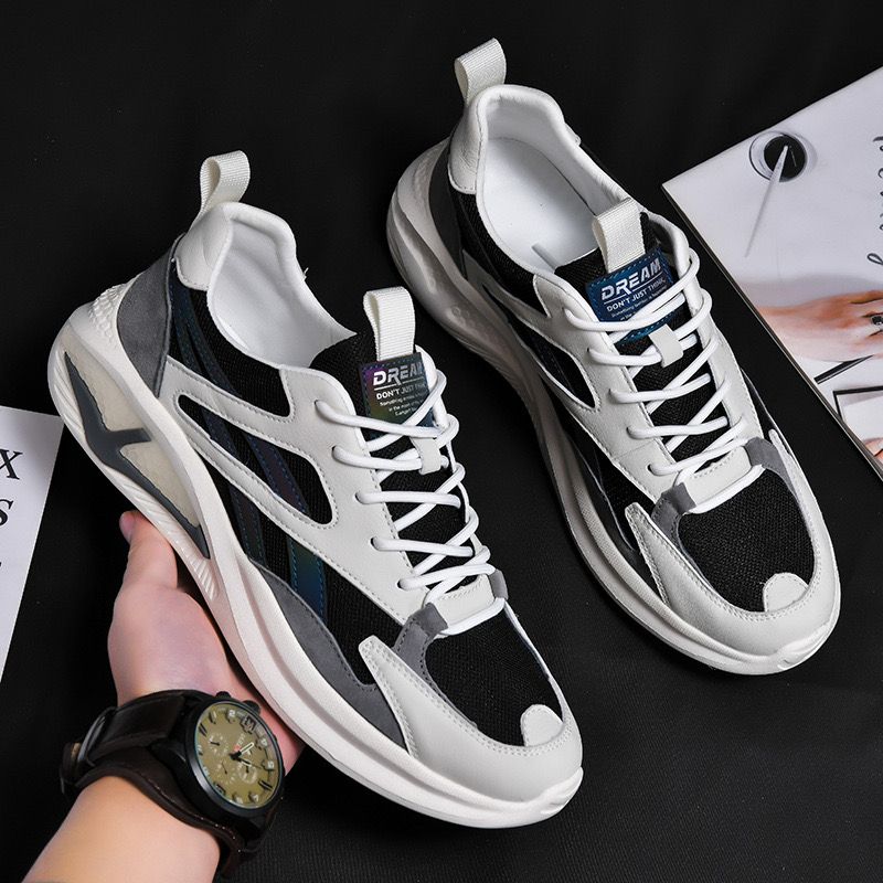 Men's sports shoes new casual fashion shoes breathable running shoes Korean sneakers  men's shoes