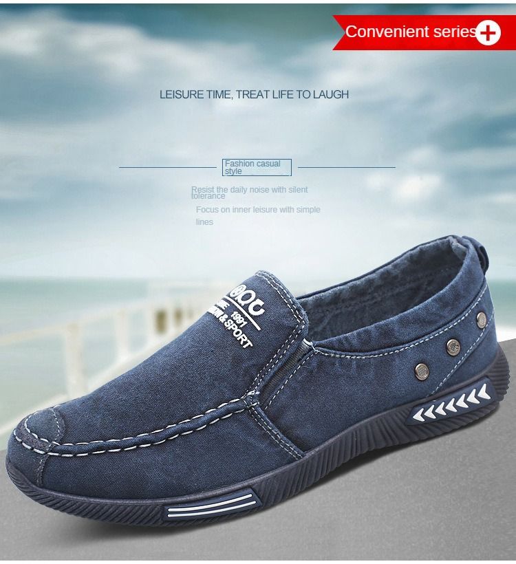 Canvas Shoes Casual Shoes Men Flat Fashion Loafers For Male
