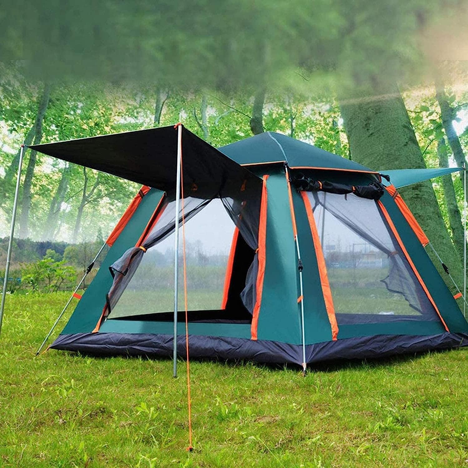 6-8 Persons Huge Popup Camping Tent