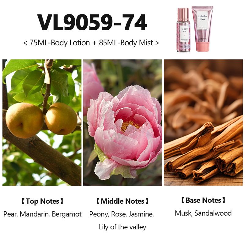 2-Piece Women Perfume Set Floral Oriental /Fruity & Floral Fragrance Eau De Parfum