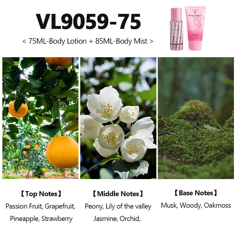 2-Piece Women Perfume Set Floral Oriental /Fruity & Floral Fragrance Eau De Parfum