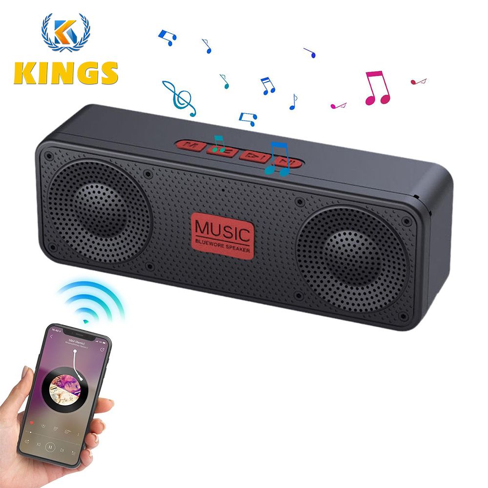 Portable Bluetooth Speaker  TF Card FM Mode HD Sound Quality FM Music