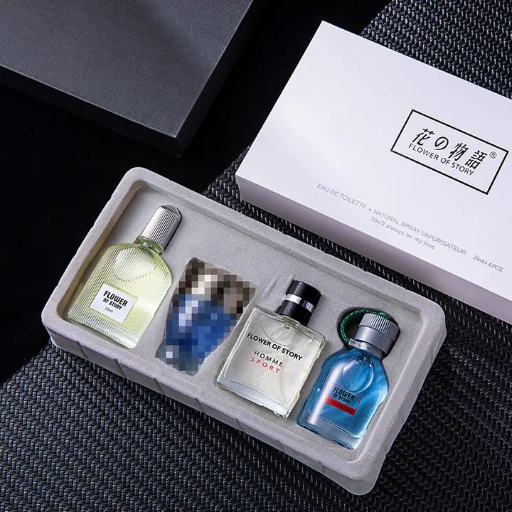 4 Pcs Men Perfume Set Perfumes Different Fragrances Long Lasting Business Eau de Parfum Classic Flowers Deodorants Gift