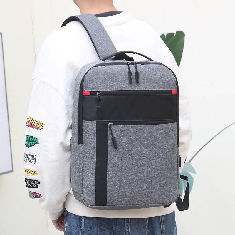 Newly Arrived 15.6inch Backpack Men Bag Laptop Bag Red Dot Rucksack School bag