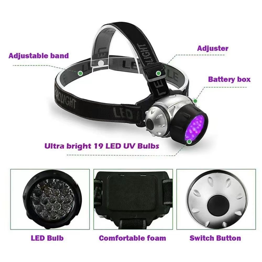 One factory Headlight with multiple LED beads, portable lighting, outdoor hiking, cycling, camping, fishing, mountaineering, household headlights