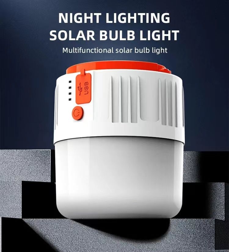 One factory Solar camping light LED mobile outdoor emergency lighting USB charging street stall night market remote control camping light