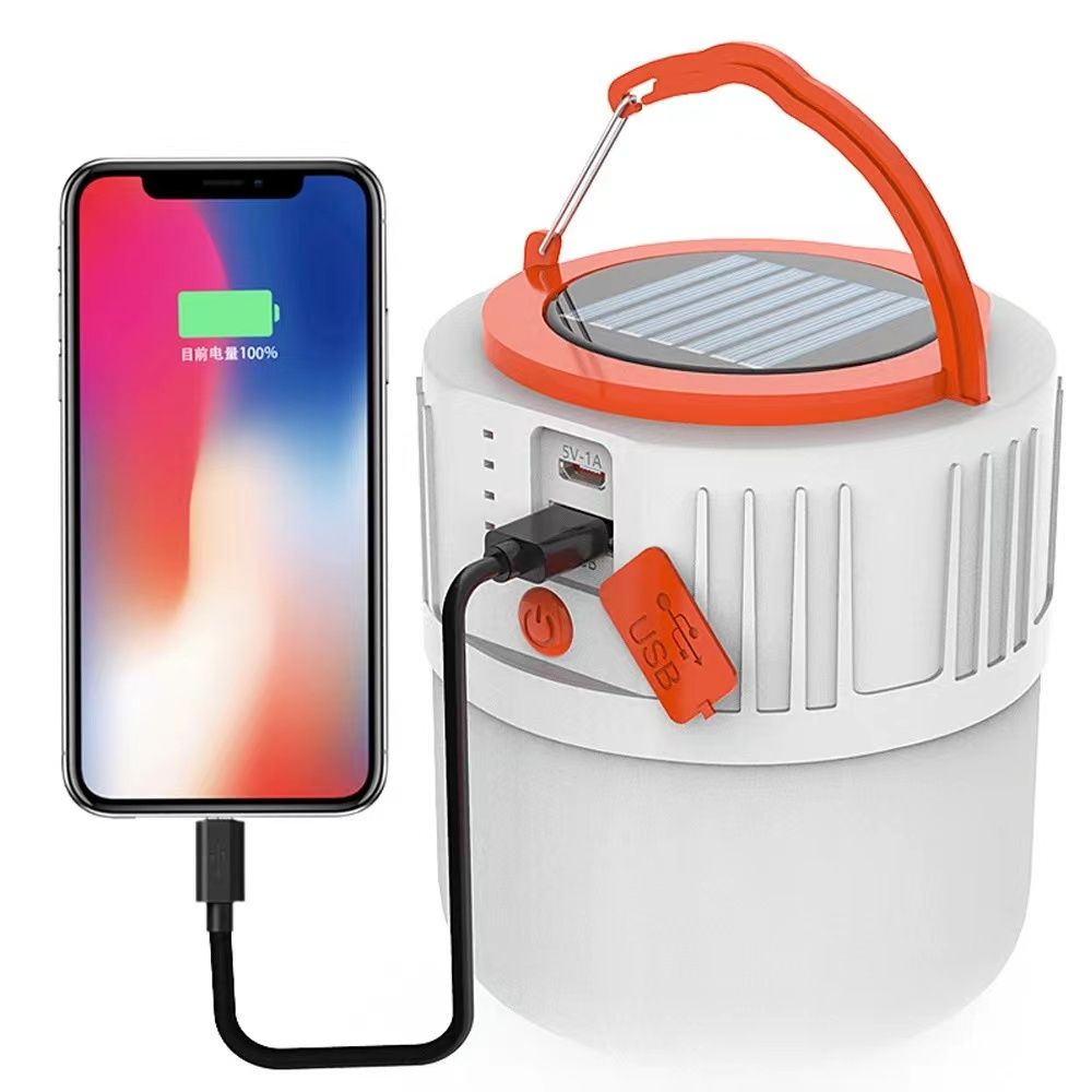 One factory Solar camping light LED mobile outdoor emergency lighting USB charging street stall night market remote control camping light