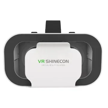 Qianhuan  Factory VR Glasses Virtual Reality Qianhuan 5th Generation G05 Phone 3D Eye Lens Wearable Helmet Digital Glasses White