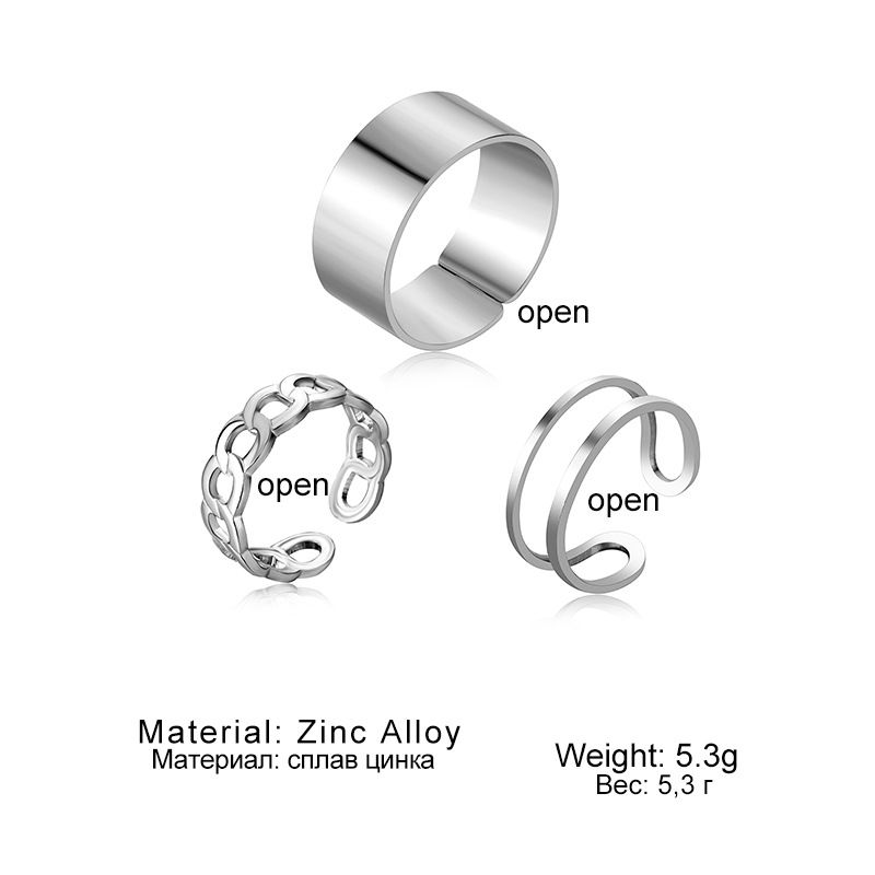 23PC women's butterfly Pearl Ring set women's personality multi-articular all-in-one high sense rings Ladies Fashion Accessories Girl Jewelry ring set