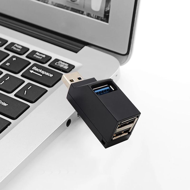 USB 3.0 HUB Adapter Extender Mini Splitter Box 3 Port High Speed Data Transfer USB Splitter Docking Station For PC Laptop, High Speed U Disk Reader for Macbook Mobile Phone Accessories