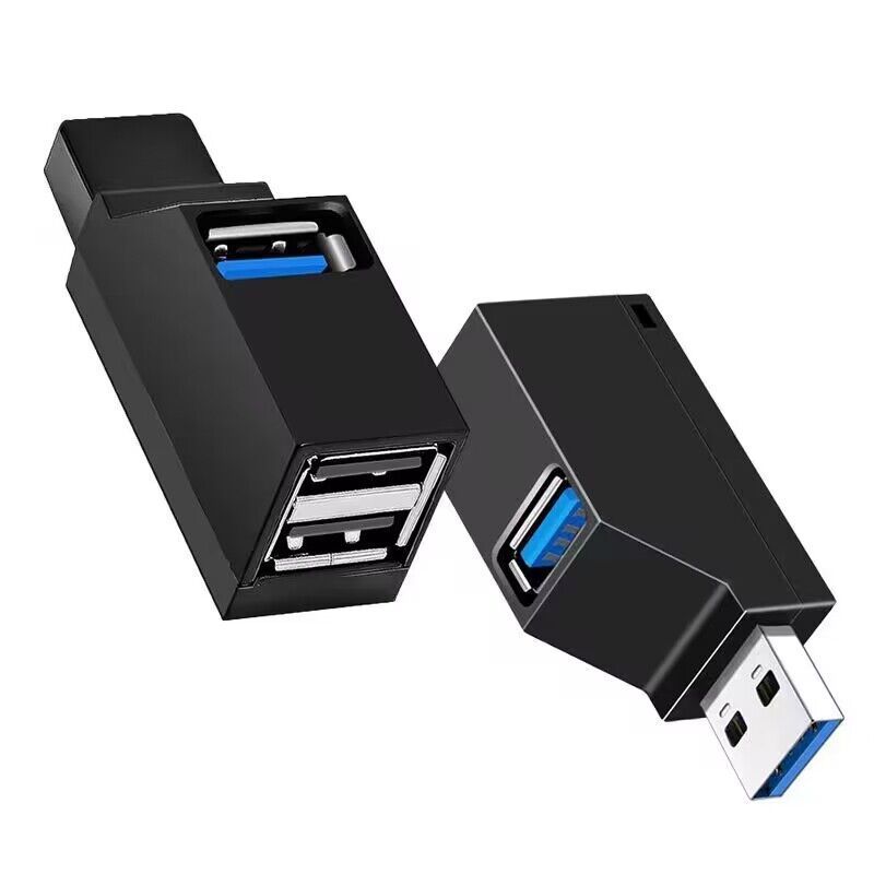 USB 3.0 HUB Adapter Extender Mini Splitter Box 3 Port High Speed Data Transfer USB Splitter Docking Station For PC Laptop, High Speed U Disk Reader for Macbook Mobile Phone Accessories