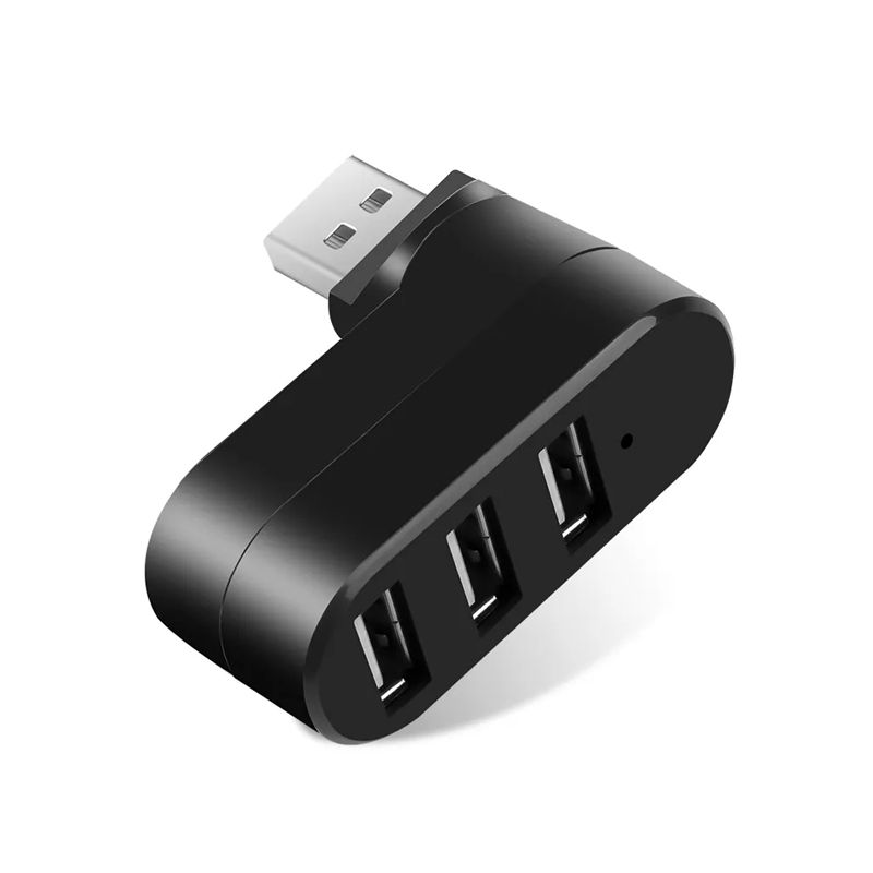 USB Hub 3.0 Adapter Rotate High Speed U Disk Reader USB Splitter 3 Ports USB 2.0 for Xiaomi Macbook Pro Laptop PC Accessories