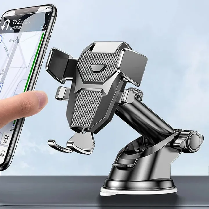 2024 NEW Universal Sucker Car Phone Holder 360° Windshield Car Dashboard Mobile Cell Support Bracket for 4.0-7 Inch Smartphones