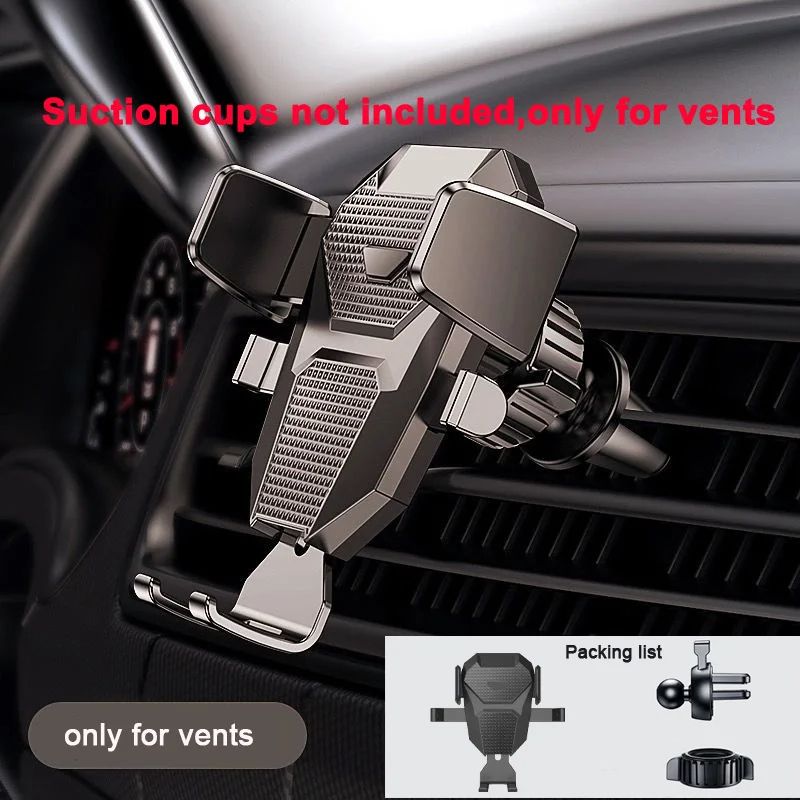 2024 NEW Universal Sucker Car Phone Holder 360° Windshield Car Dashboard Mobile Cell Support Bracket for 4.0-7 Inch Smartphones