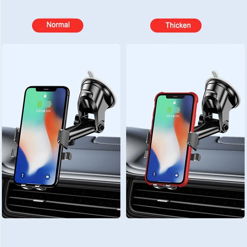 2024 NEW Universal Sucker Car Phone Holder 360° Windshield Car Dashboard Mobile Cell Support Bracket for 4.0-7 Inch Smartphones