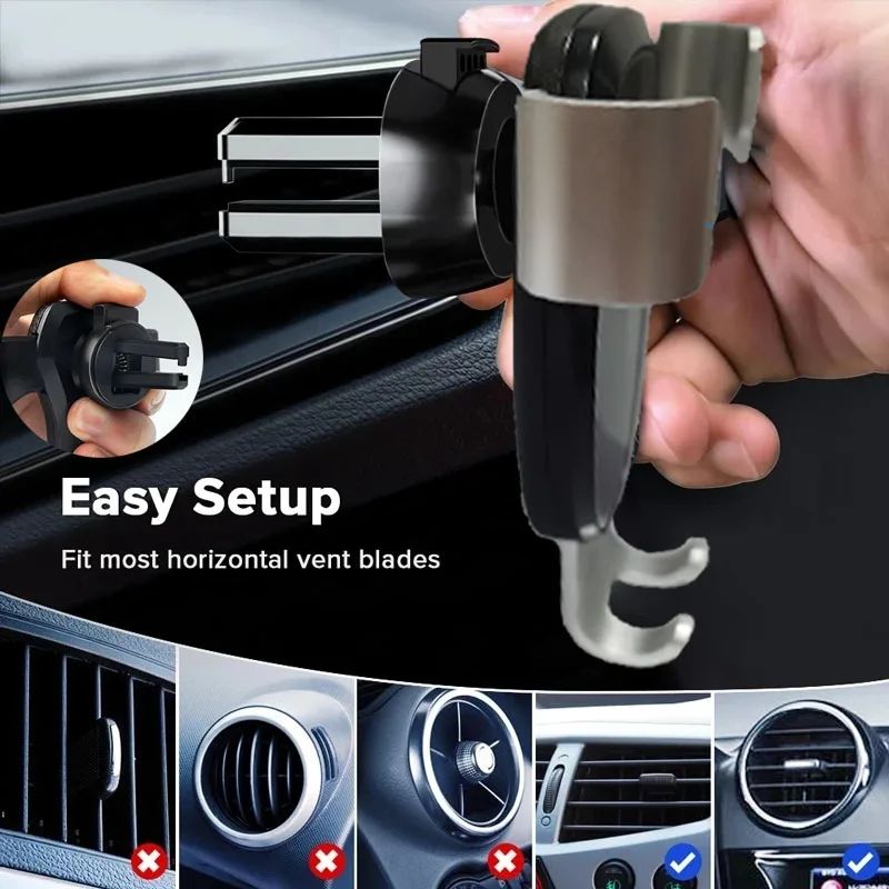 Car accessories Car phone rack outlet gravity sensing car phone bracket Car Mobile Phone triangular gravity mirror bracket