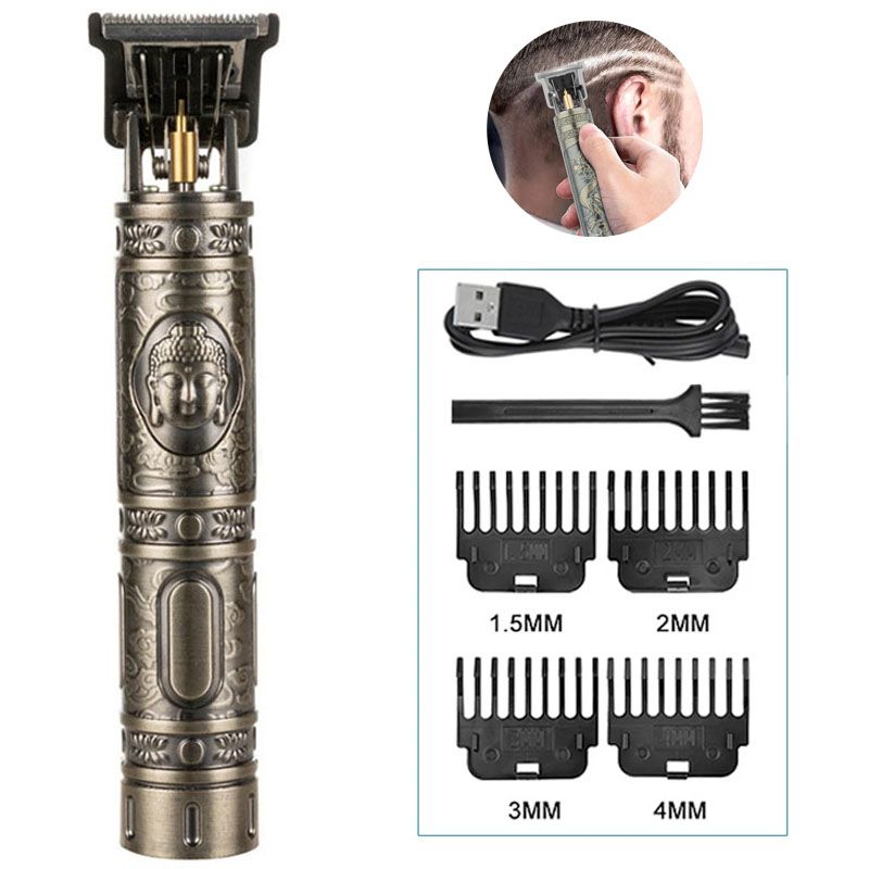 Professional Hair Trimmer Wireless USB Electric Hair Clipper Beard Shaver New Arrival Rechargeable Hair Cutting Machine Barber For Men Haircut Electric Shaver Hair Cutting Tools