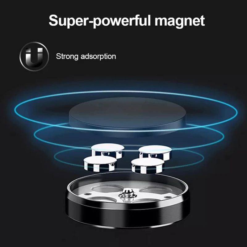 New Arrival Sucker Car Phone Holder Universal Magnetic Mount Bracket Stick On Car Phone Stand for iPhone Xiaomi Huawei Samsung Dashboard Wall Mounted Car Magnet Sticker