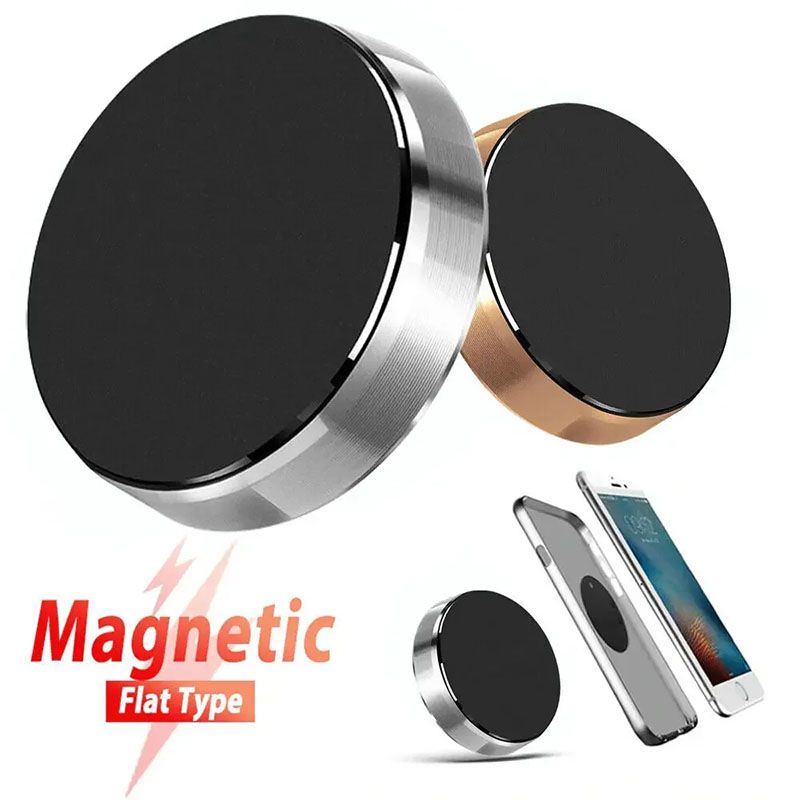 New Arrival Sucker Car Phone Holder Universal Magnetic Mount Bracket Stick On Car Phone Stand for iPhone Xiaomi Huawei Samsung Dashboard Wall Mounted Car Magnet Sticker