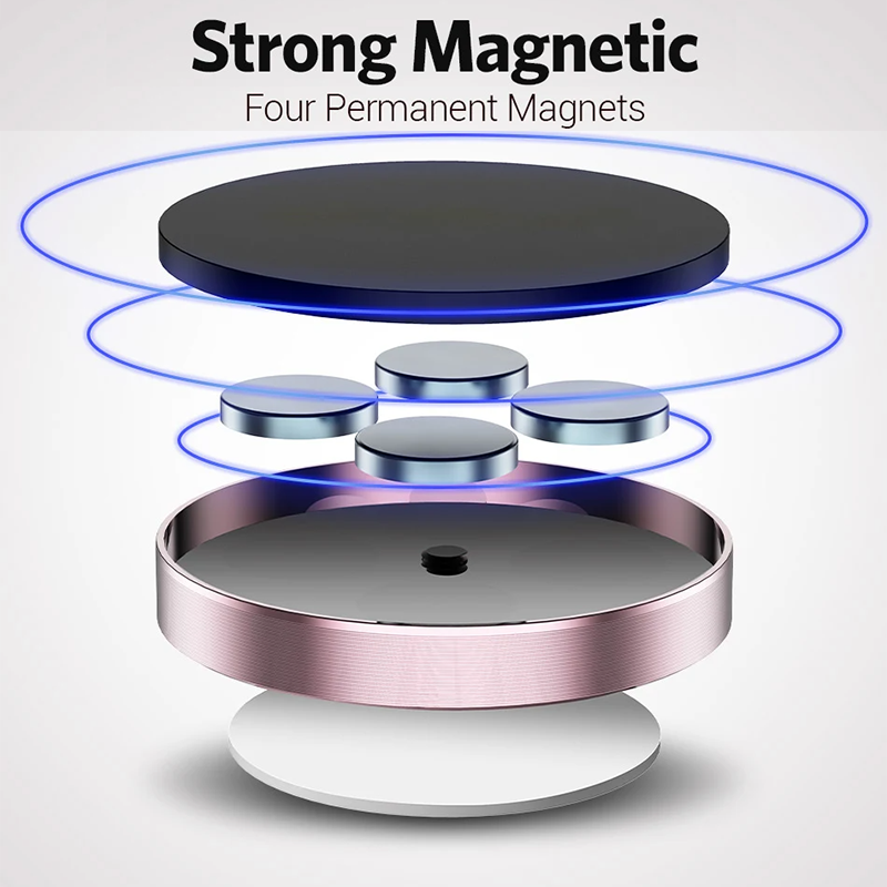 New Arrival Sucker Car Phone Holder Universal Magnetic Mount Bracket Stick On Car Phone Stand for iPhone Xiaomi Huawei Samsung Dashboard Wall Mounted Car Magnet Sticker