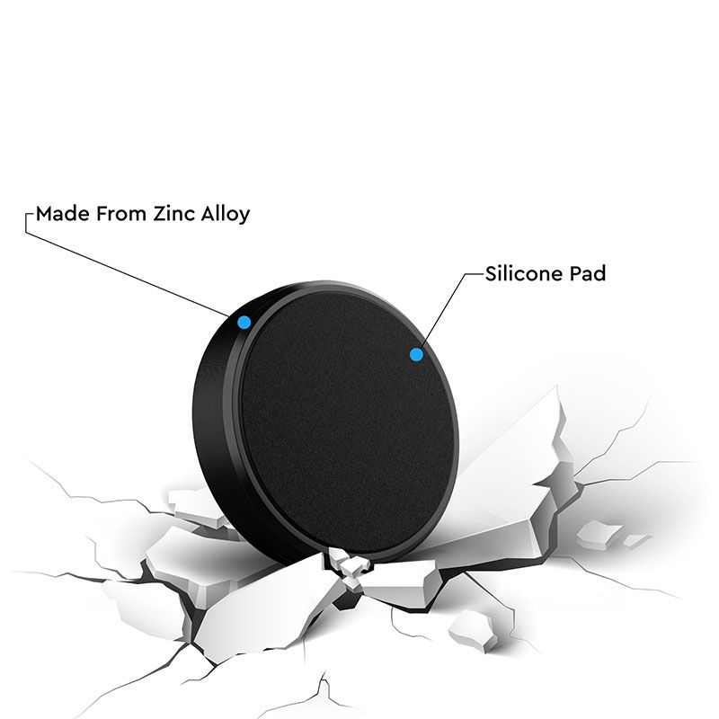 New Arrival Sucker Car Phone Holder Universal Magnetic Mount Bracket Stick On Car Phone Stand for iPhone Xiaomi Huawei Samsung Dashboard Wall Mounted Car Magnet Sticker