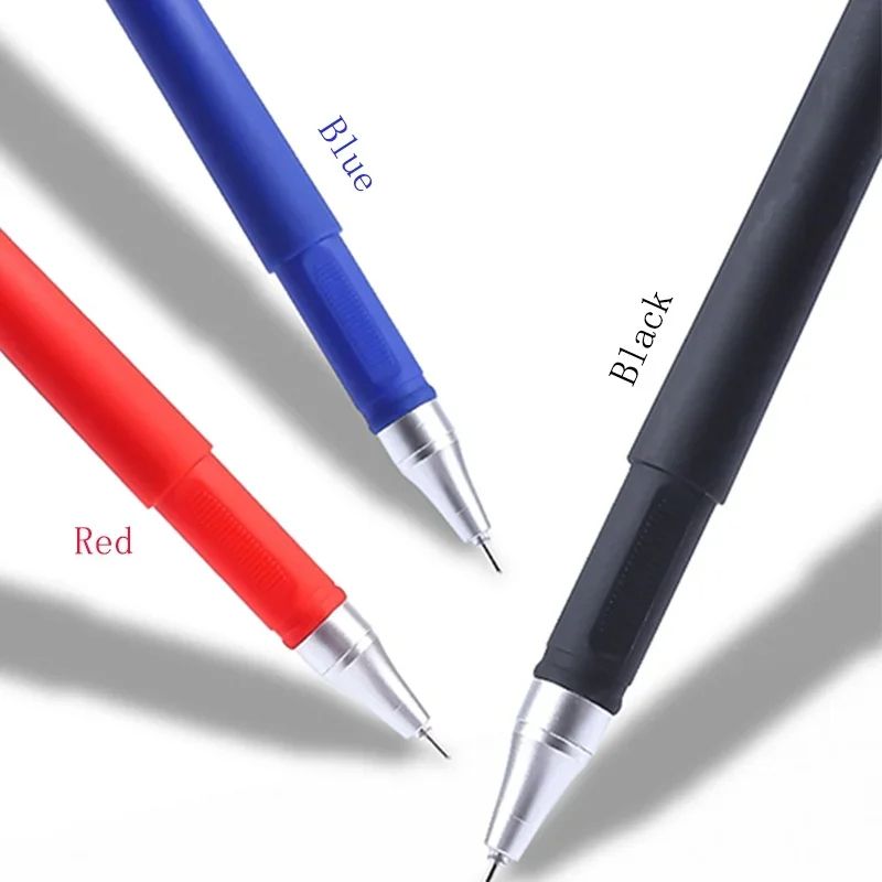 Gel Pen Set School Supplies Black Blue Red Ink Color 0.5mm Ballpoint Pen Kawaii Pen Writing Tool School Office Stationery