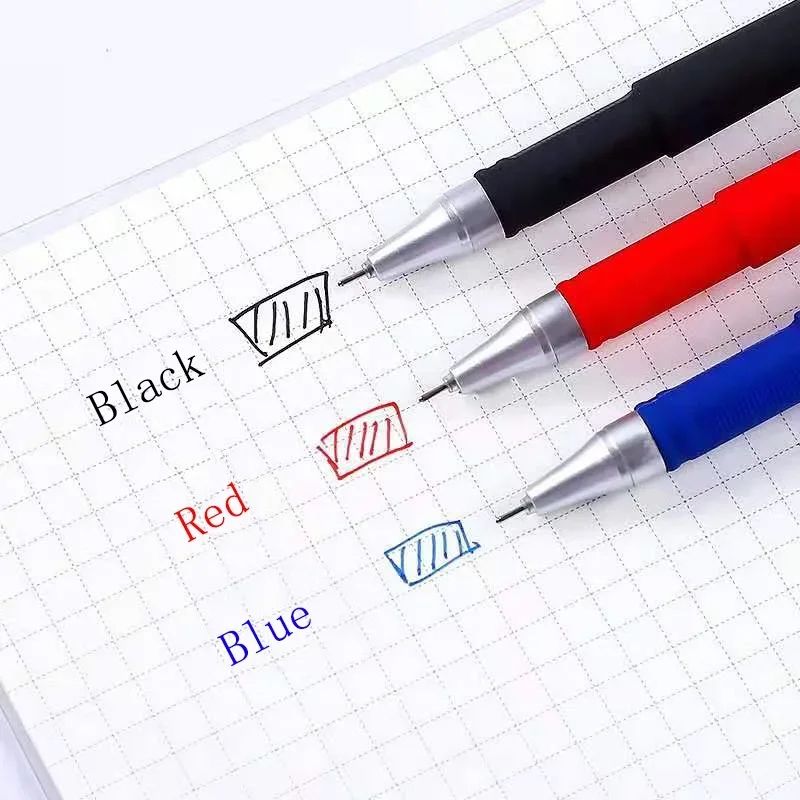 Gel Pen Set School Supplies Black Blue Red Ink Color 0.5mm Ballpoint Pen Kawaii Pen Writing Tool School Office Stationery