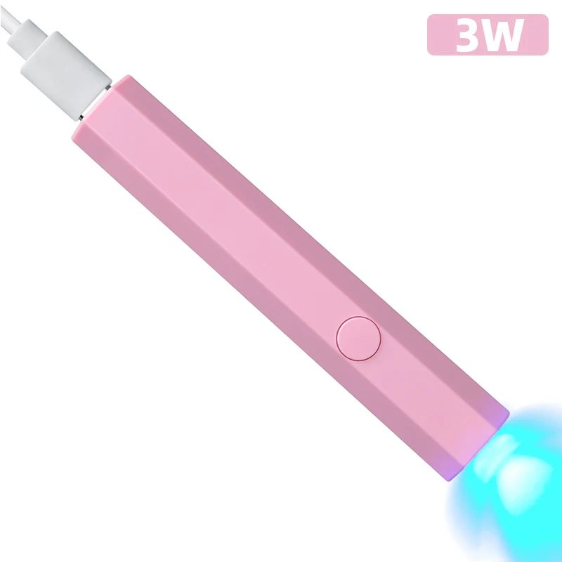 Portable Handheld Mini Nail Lamp For All Gel Polish Quick Dry USB Nail Dryer Machine UV LED Nail Lamp Mini Flashlight Pen